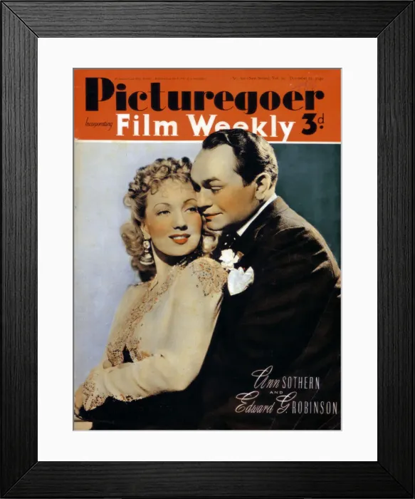 Framed Print : Ann Sothern (1909-2001) and Edward G. Robinson ( 1893-1964), actors, 1940 Framed Print : Ann Sothern (1909-2001) and Edward G. Robinson ( 1893-1964), actors, 1940