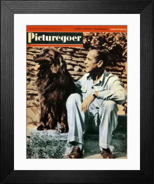 Framed Print : Humphrey Bogart (1899-1957), American actor, 1944 Framed Print : Humphrey Bogart (1899-1957), American actor, 1944