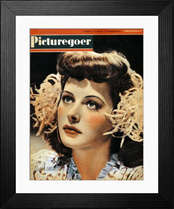 Framed Print : Hedy Lamarr (1914-2000), Austrian-born American actress, 1942 Framed Print : Hedy Lamarr (1914-2000), Austrian-born American actress, 1942