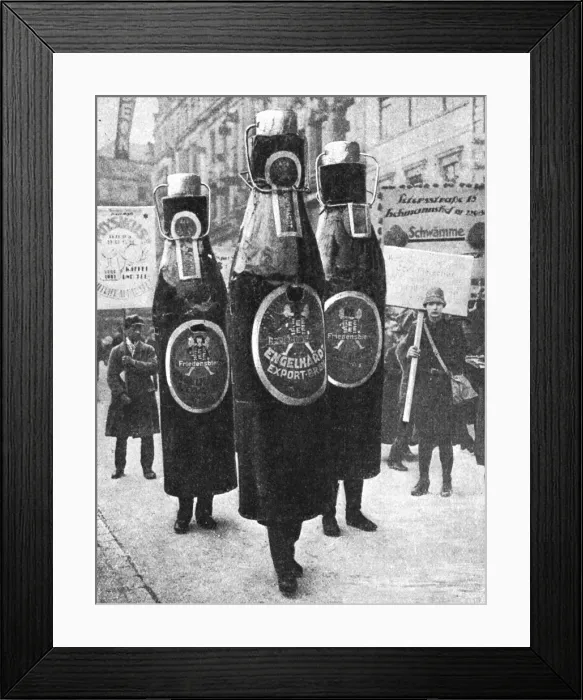Framed Print : Leipzigs great advertisement parade, Leipzig, Germany, 1922 Framed Print : Leipzigs great advertisement parade, Leipzig, Germany, 1922