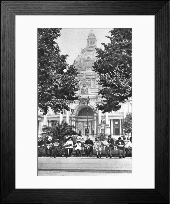 Framed Print : Berlin Cathedral, Berlin, Germany, 1922. Artist: Donald McLeish Framed Print : Berlin Cathedral, Berlin, Germany, 1922. Artist: Donald McLeish