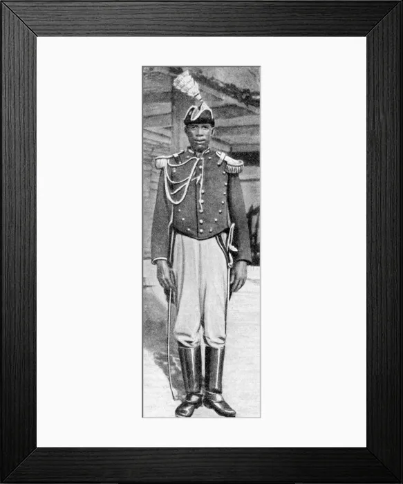 Framed Print : General Zephirin, Haiti, 1922 Framed Print : General Zephirin, Haiti, 1922