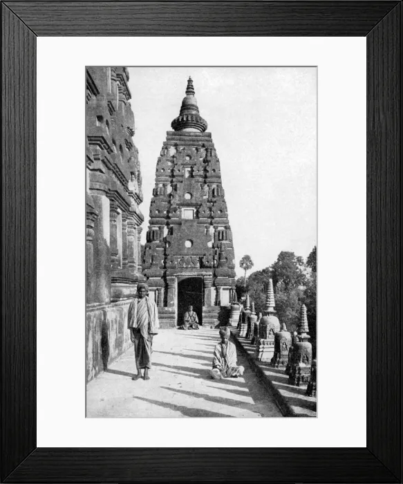 Framed Print : Buddh Gaya, Buddhas holiest place, India, 1922. Artist: Deaville Walker Framed Print : Buddh Gaya, Buddhas holiest place, India, 1922. Artist: Deaville Walker