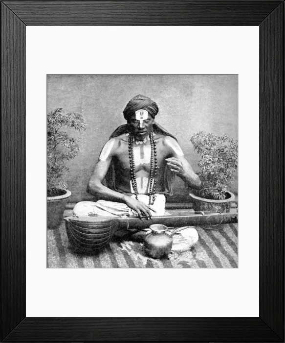 Framed Print : Mendicancy adopted in the name of Vishnu, India, 1922 Framed Print : Mendicancy adopted in the name of Vishnu, India, 1922