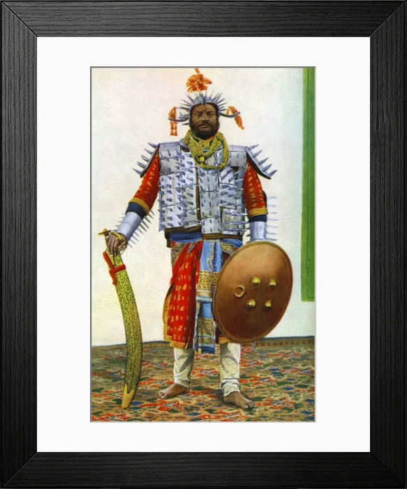 Framed Print : An executioner, Rewah (Rewa), India, 1922. Artist: Bourne and Shepherd Framed Print : An executioner, Rewah (Rewa), India, 1922. Artist: Bourne and Shepherd