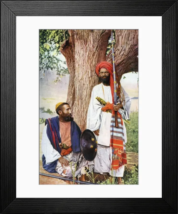 Framed Print : Afridis (Pathan tribes); warfare in the northern Indian marches, India, 1922 Framed Print : Afridis (Pathan tribes); warfare in the northern Indian marches, India, 1922