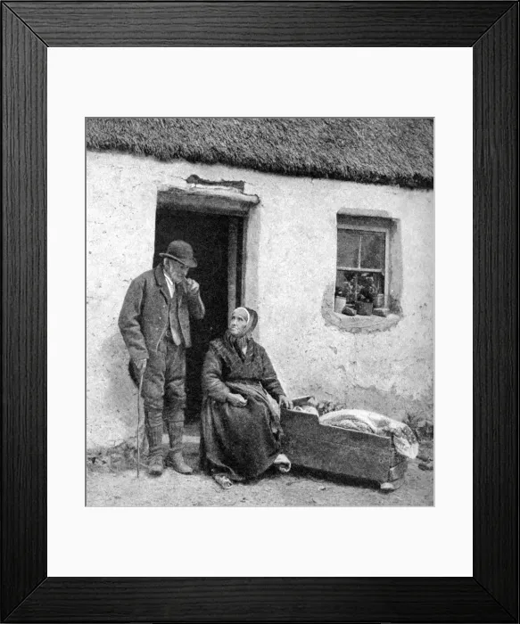 Framed Print : Waiting for the doctor in remote Galway, Ireland, 1922. Artist: AW Cutler Framed Print : Waiting for the doctor in remote Galway, Ireland, 1922. Artist: AW Cutler