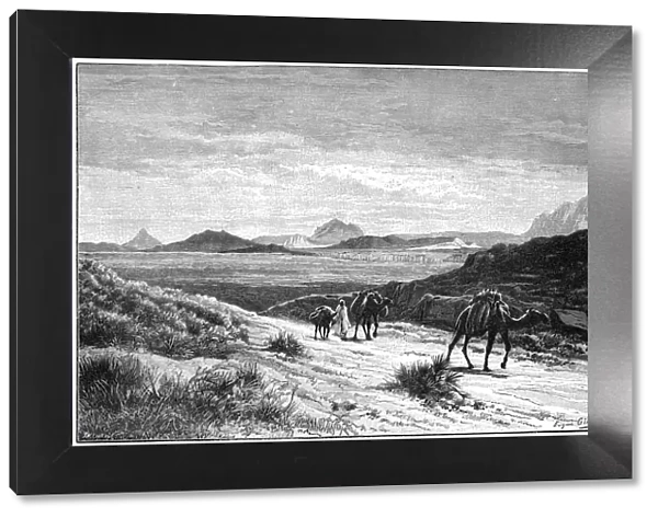 View from the Tellat Pass, Tunisia, c1890