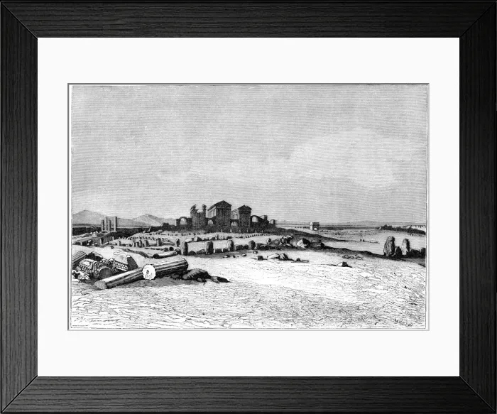 Framed Print : Ruins of Sbeitla, the ancient Sufetula, c1890. Artist: Barbant Framed Print : Ruins of Sbeitla, the ancient Sufetula, c1890. Artist: Barbant