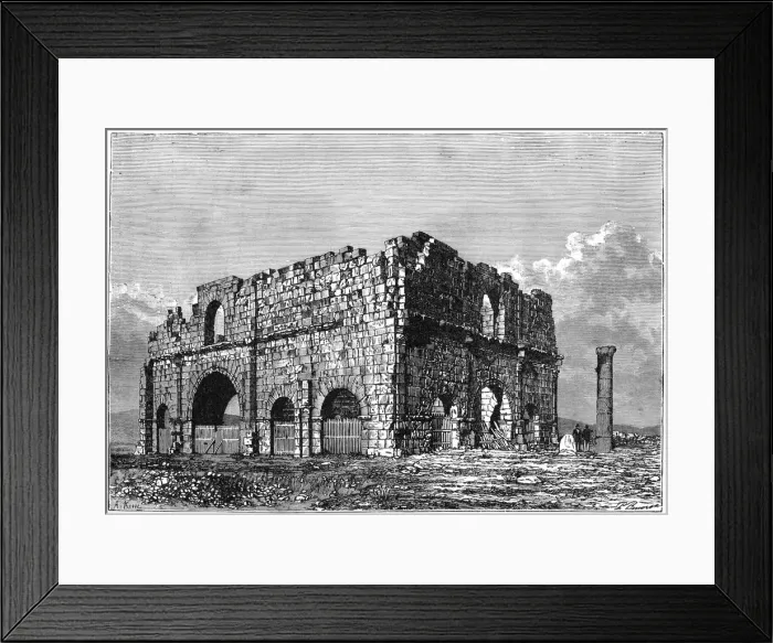 Framed Print : The ruins of the Praetorium, Lambaesis, Algeria, c1890. Artist: Armand Kohl Framed Print : The ruins of the Praetorium, Lambaesis, Algeria, c1890. Artist: Armand Kohl