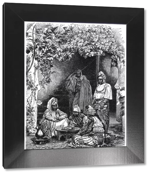 An Arab family of Tlemcen, Algeria, c1890. Artist: Bertrand