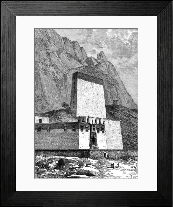 Framed Print : Monastery at Shigatze, Tibet, c1890 Framed Print : Monastery at Shigatze, Tibet, c1890