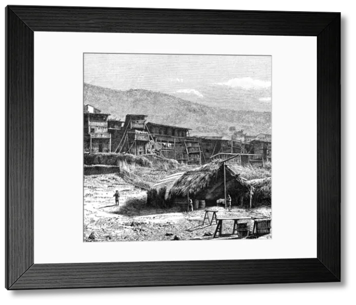 Framed Print : Shui-Kow, on the Upper Min, Fokien, c1890