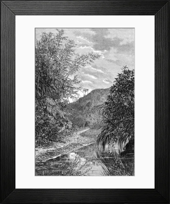 Framed Print : Highland Landscape, Formosa, c1890 Framed Print : Highland Landscape, Formosa, c1890