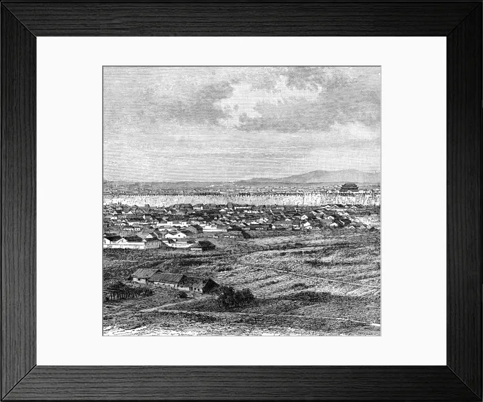 Framed Print : General view of Nanking, c1890 Framed Print : General view of Nanking, c1890