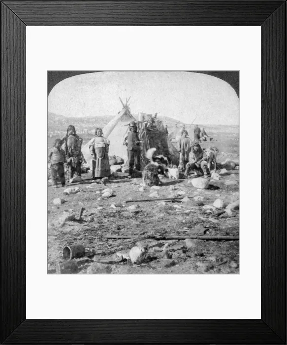 Framed Print : Eskimos, Nothern Greenland, 1904. Artist: Underwood & Underwood Framed Print : Eskimos, Nothern Greenland, 1904. Artist: Underwood & Underwood