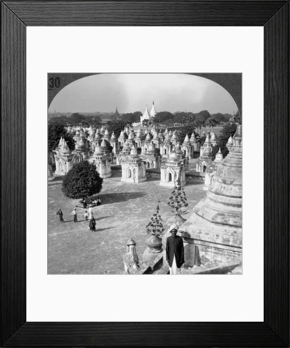 Framed Print : The north section of the 450 Pagodas, Mandalay, Burma (Myanmar), 1900s Framed Print : The north section of the 450 Pagodas, Mandalay, Burma (Myanmar), 1900s
