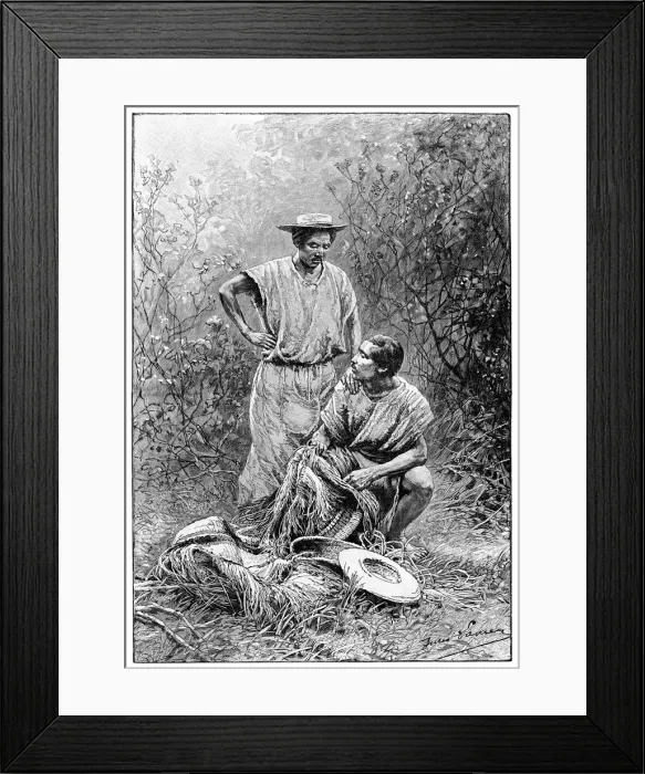 Framed Print : Mojos Indians, South America, 1895 Framed Print : Mojos Indians, South America, 1895