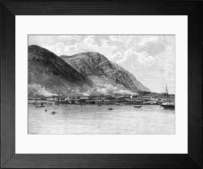 Framed Print : Tocopilla, c1890. Artist: T Taylor Framed Print : Tocopilla, c1890. Artist: T Taylor