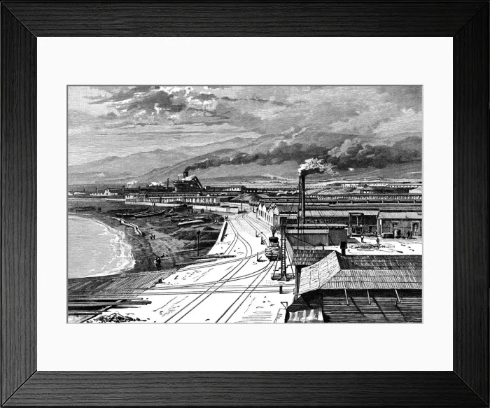 Framed Print : Antofagasta, Chile, 1895 Framed Print : Antofagasta, Chile, 1895