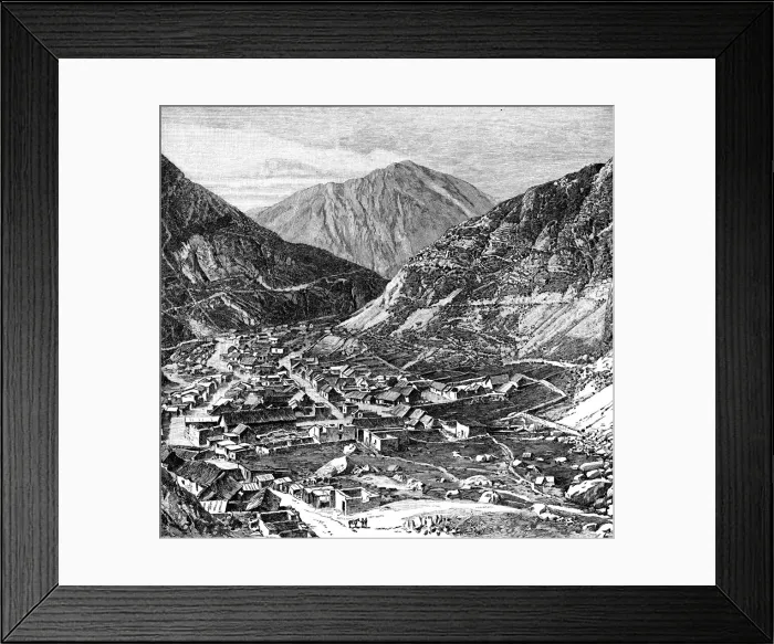 Framed Print : The Lima-Oroya railway, Peru, 1895 Framed Print : The Lima-Oroya railway, Peru, 1895