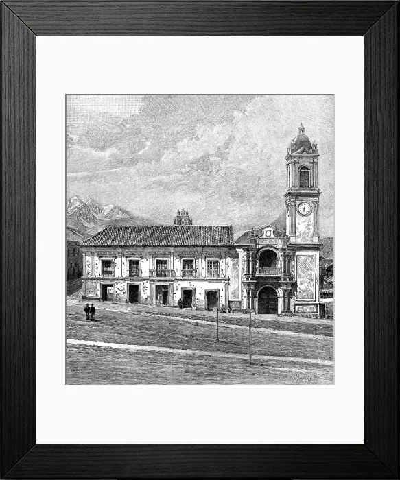 Framed Print : The Palace of Congress, La Paz, Bolivia, 1895 Framed Print : The Palace of Congress, La Paz, Bolivia, 1895