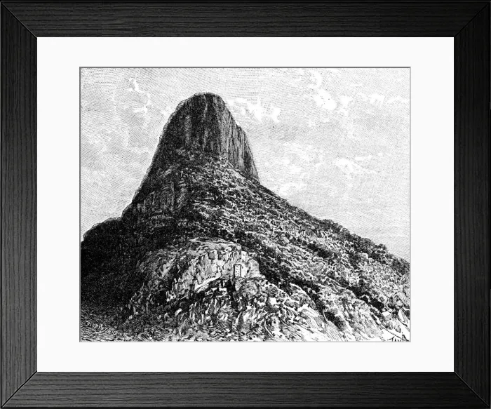 Framed Print : Mount Selkirk, Juan Fernandez Islands, 1895. Artist: T Taylor Framed Print : Mount Selkirk, Juan Fernandez Islands, 1895. Artist: T Taylor