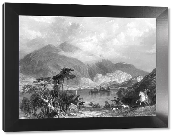 Loch Achray, Perthshire, Scotland, 19th century. Artist: JC Armitage