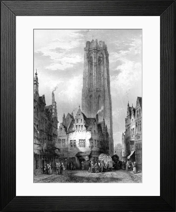 Framed Print : Malines (Mechelen) Cathedral, Antwerp, Belgium, 19th century. Artist: JJ Crew Framed Print : Malines (Mechelen) Cathedral, Antwerp, Belgium, 19th century. Artist: JJ Crew