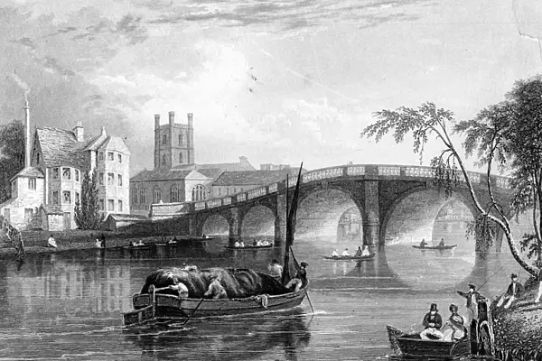 Henley Bridge, Henley-on-Thames, London, 1803
