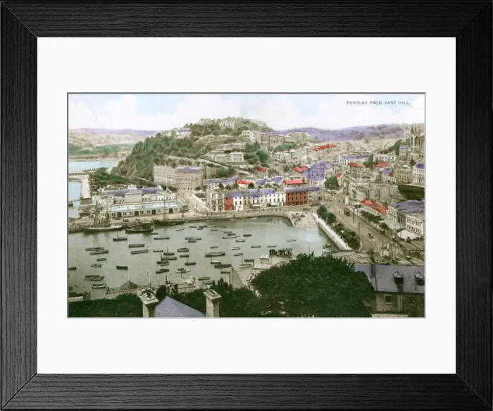 Framed Print : Torquay, Devon, early 20th century. Artist: Ern Bishop Framed Print : Torquay, Devon, early 20th century. Artist: Ern Bishop