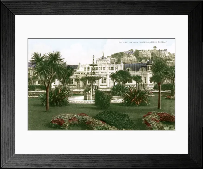 Framed Print : The Pavilion, Torquay, Devon, early 20th century. Artist: Ern Bishop Framed Print : The Pavilion, Torquay, Devon, early 20th century. Artist: Ern Bishop