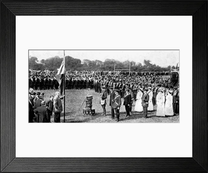 Framed Print : Irish national volunteers, Maryborough Corps of Nationalists, 1914 Framed Print : Irish national volunteers, Maryborough Corps of Nationalists, 1914