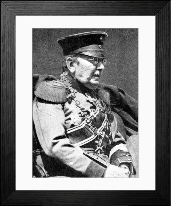Framed Print : Field Marshal von der Goltz, Prussian soldier, First World War, 1914 Framed Print : Field Marshal von der Goltz, Prussian soldier, First World War, 1914