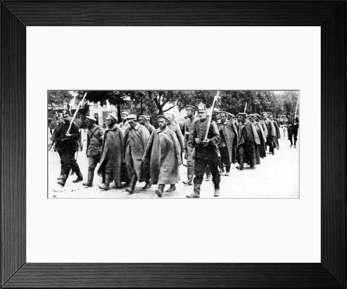 Framed Print : Russian prisoners, East Prussia, First World War, 1914 Framed Print : Russian prisoners, East Prussia, First World War, 1914