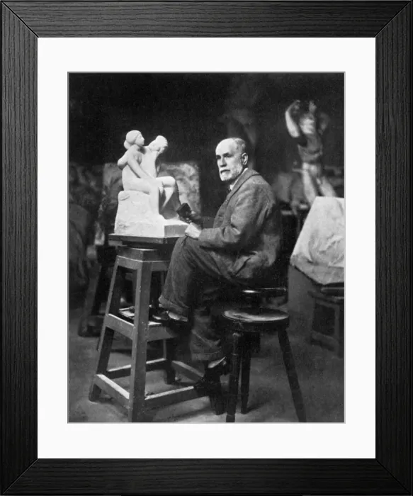 Framed Print : Joseph-Antoine Bernard (1866-1931), French sculptor, 1931 Framed Print : Joseph-Antoine Bernard (1866-1931), French sculptor, 1931