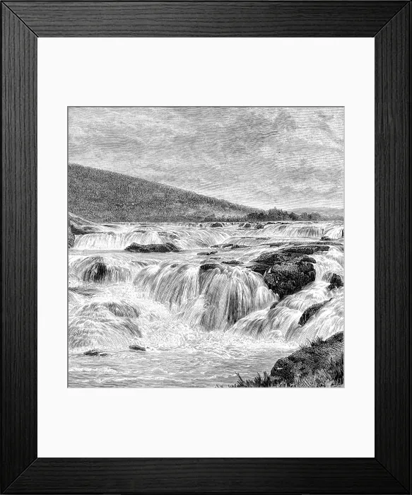 Framed Print : The Paikari Falls in the Nilgiris, India, 1895 Framed Print : The Paikari Falls in the Nilgiris, India, 1895
