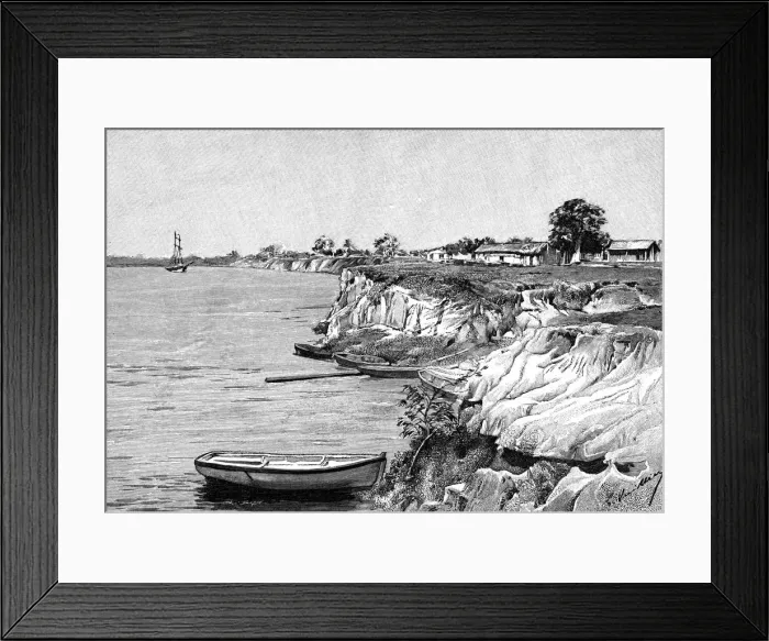 Framed Print : Humaita, Paraguay, 1895 Framed Print : Humaita, Paraguay, 1895