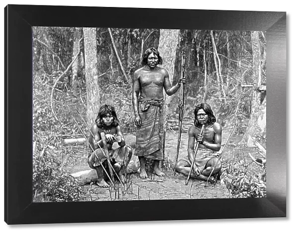 Angaite Indians, North Chaco, Paraguay, 1895