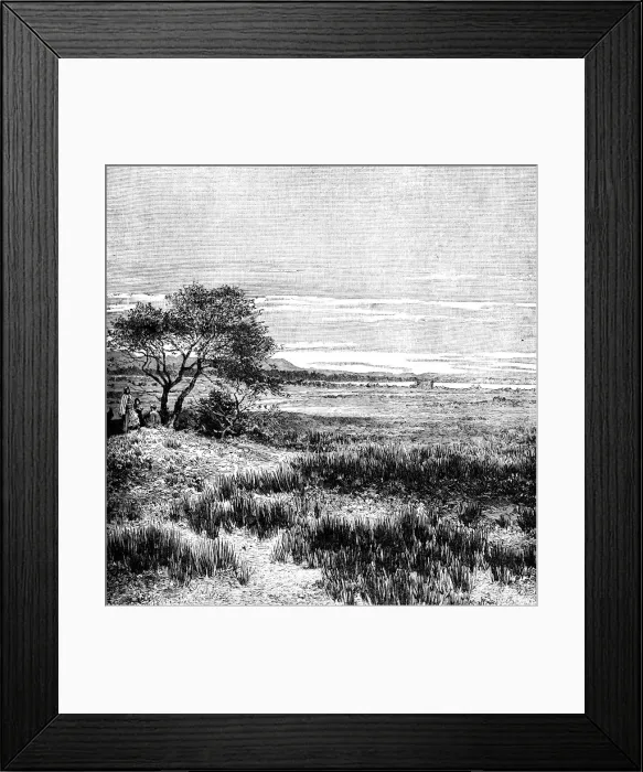 Framed Print : Agha Valley, Central Pampa, Argentina, 1895 Framed Print : Agha Valley, Central Pampa, Argentina, 1895