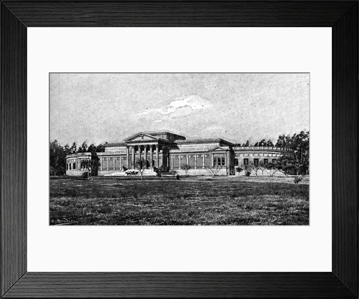 Framed Print : La Plata Museum, La Plata, Buenos Aires, Argentina, 1895 Framed Print : La Plata Museum, La Plata, Buenos Aires, Argentina, 1895