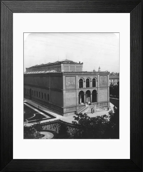 Framed Print : The Neue Pinakothek, Munich, Germany, c1900. Artist: Wurthle & Sons Framed Print : The Neue Pinakothek, Munich, Germany, c1900. Artist: Wurthle & Sons