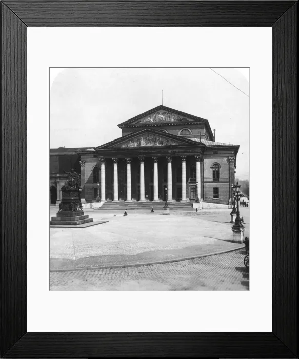 Framed Print : National Theatre, Munich, Germany, c1900. Artist: Wurthle & Sons Framed Print : National Theatre, Munich, Germany, c1900. Artist: Wurthle & Sons