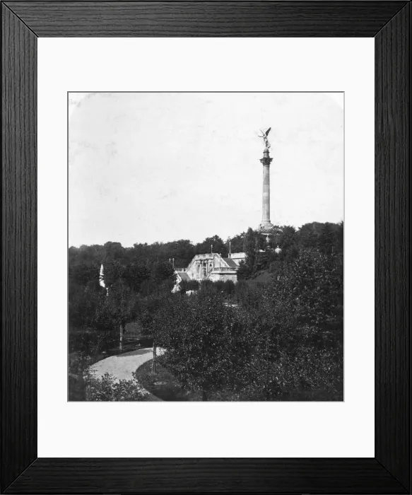 Framed Print : Angel of Peace Monument, Munich, Germany, c1900. Artist: Wurthle & Sons Framed Print : Angel of Peace Monument, Munich, Germany, c1900. Artist: Wurthle & Sons