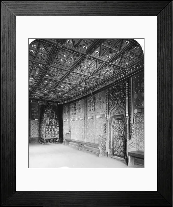Framed Print : Princes Chamber, Salzburg Fortress, Austria, c1900. Artist: Wurthle & Sons Framed Print : Princes Chamber, Salzburg Fortress, Austria, c1900. Artist: Wurthle & Sons