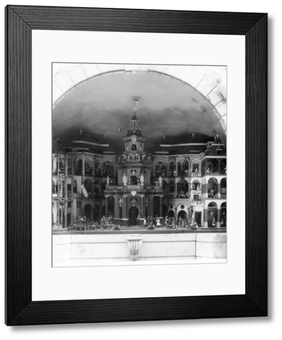 Framed Print : Mechanical theatre, Hellbrunn Castle, Salzburg, Austria, c1900. Artist: Wurthle & Sons Framed Print : Mechanical theatre, Hellbrunn Castle, Salzburg, Austria, c1900. Artist: Wurthle & Sons