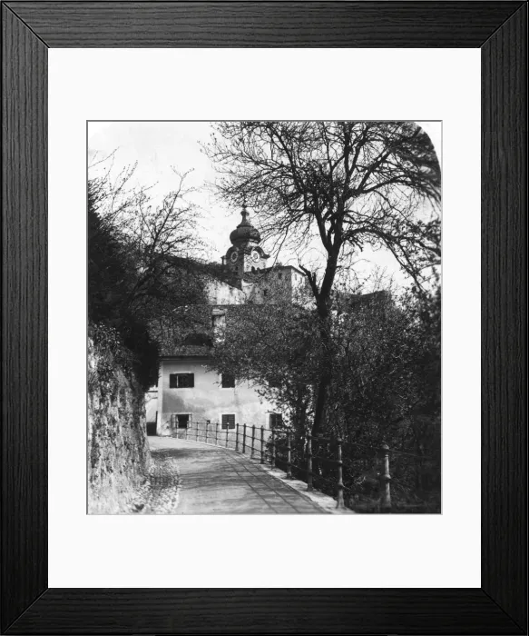 Framed Print : Nonnberg Abbey, Salzburg, Austria, c1900s. Artist: Wurthle & Sons Framed Print : Nonnberg Abbey, Salzburg, Austria, c1900s. Artist: Wurthle & Sons