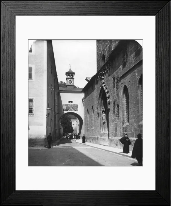 Framed Print : Pfarrkirche Porta, Salzburg, Austria, c1900s. Artist: Wurthle & Sons Framed Print : Pfarrkirche Porta, Salzburg, Austria, c1900s. Artist: Wurthle & Sons
