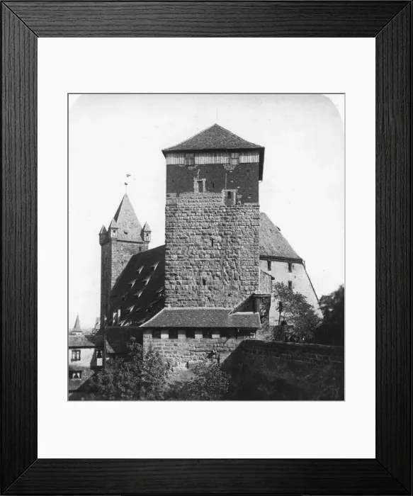 Framed Print : The Quintagonal tower (Funfeckiger Thurm), Kaiserstallung, Nuremberg, Germany, c1900s. Artist: Wurthle & Sons Framed Print : The Quintagonal tower (Funfeckiger Thurm), Kaiserstallung, Nuremberg, Germany, c1900s. Artist: Wurthle & Sons