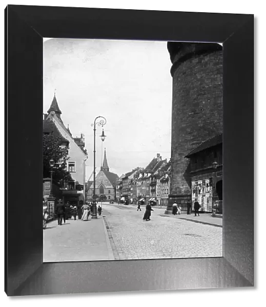 Strassenkarte, Nuremberg, Bavaria, Germany, c1900s. Artist: Wurthle & Sons